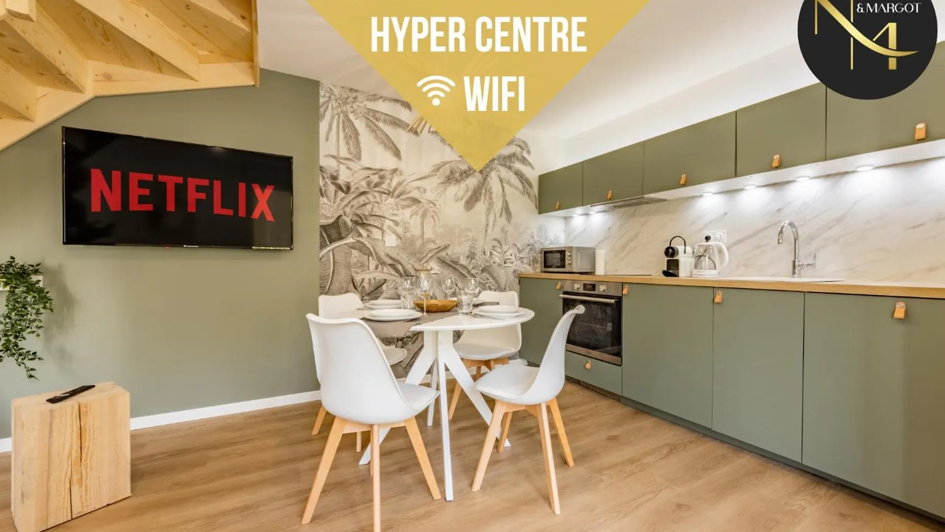 Le Green Duplex - Clim - Parking - Netflix - Nestor & Margot Auterive